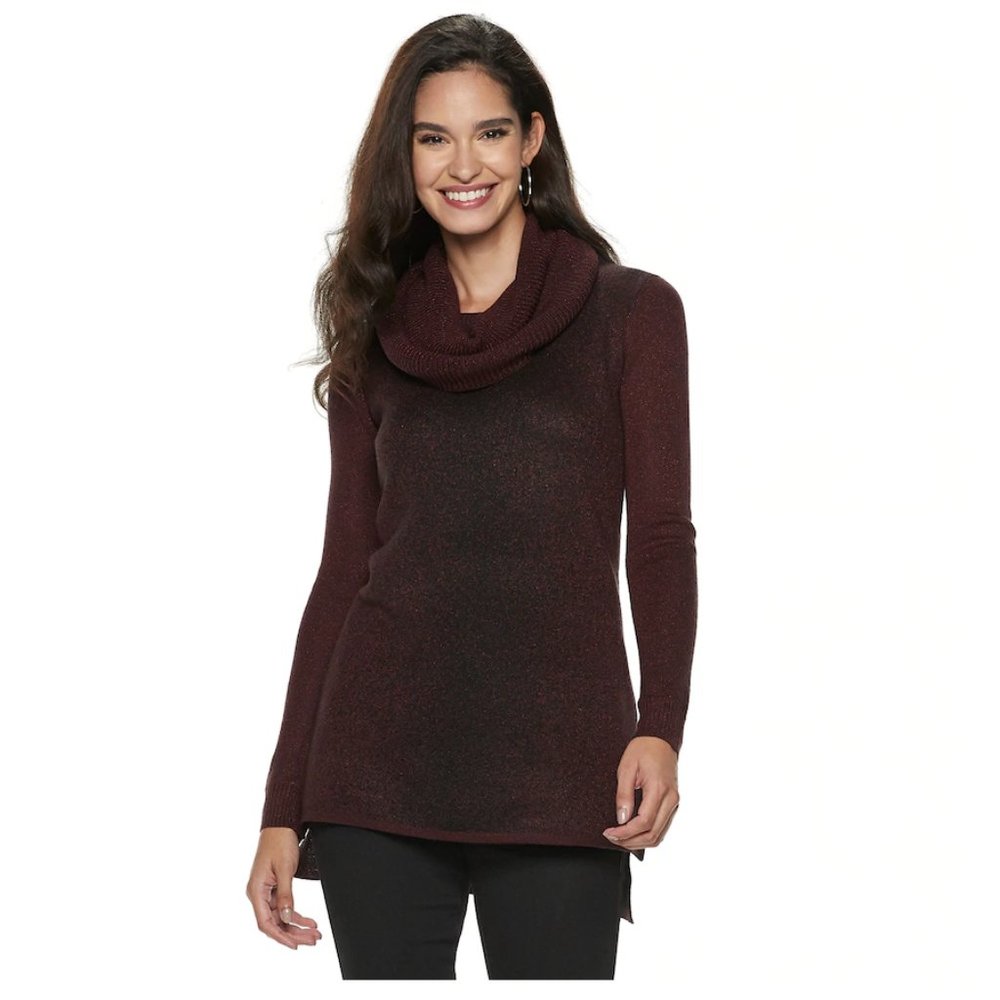 NEW Women's Sweater Tunic Long Sleeve Size…